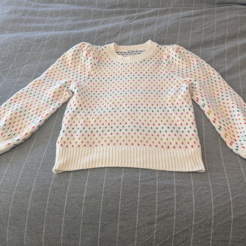 Colorful Polka Dot Sweater
